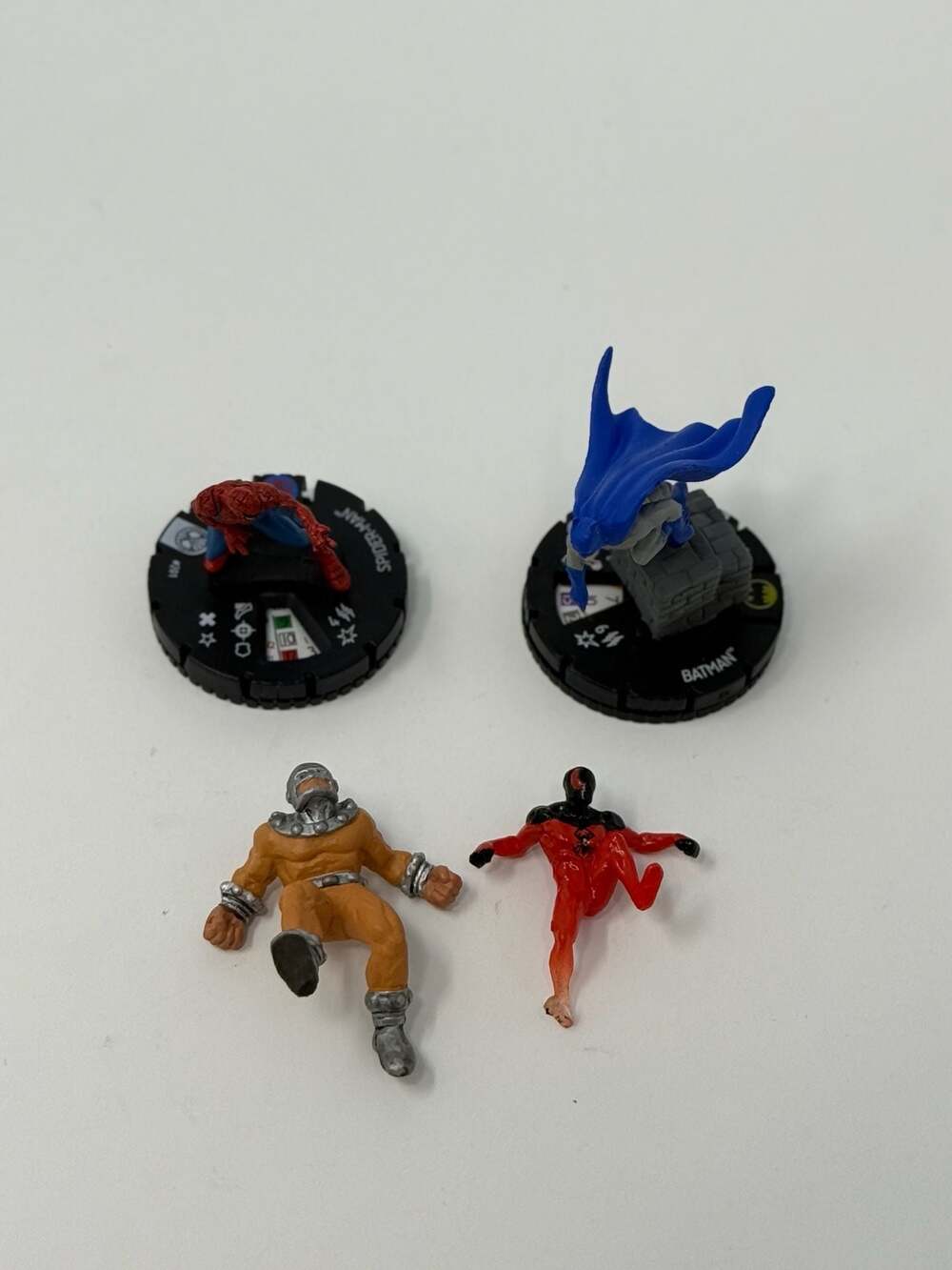 Lot of Heroclix including Batman, Spiderman and Supernova Bulldozer Marvel & DC